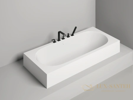 ванна salini ornella axis 103411g s-sense 180x80 см, белый